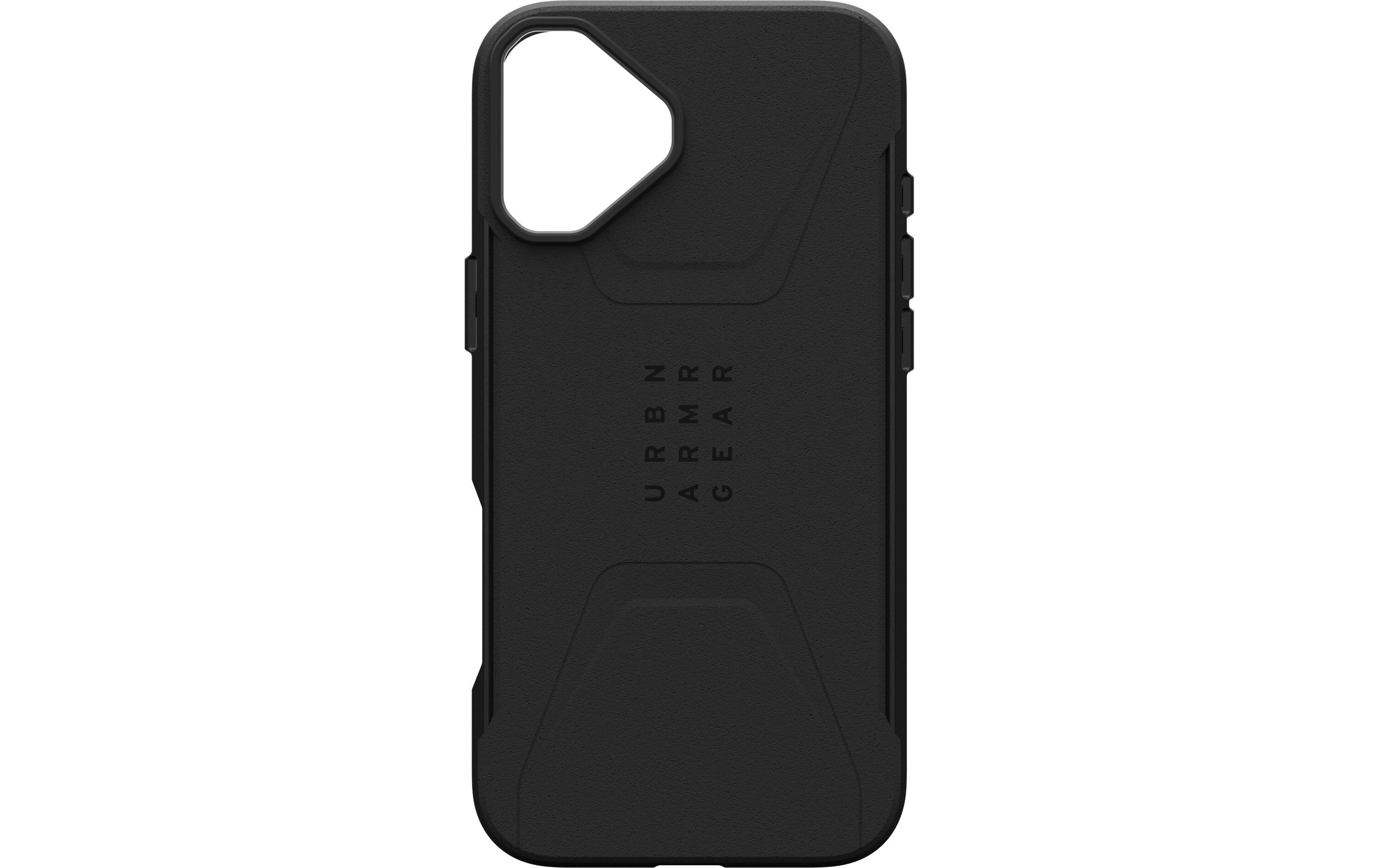 Back Cover Civilian Case iPhone 16 Plus BlackSchutzhülle für das Apple iPhone 16 Plus