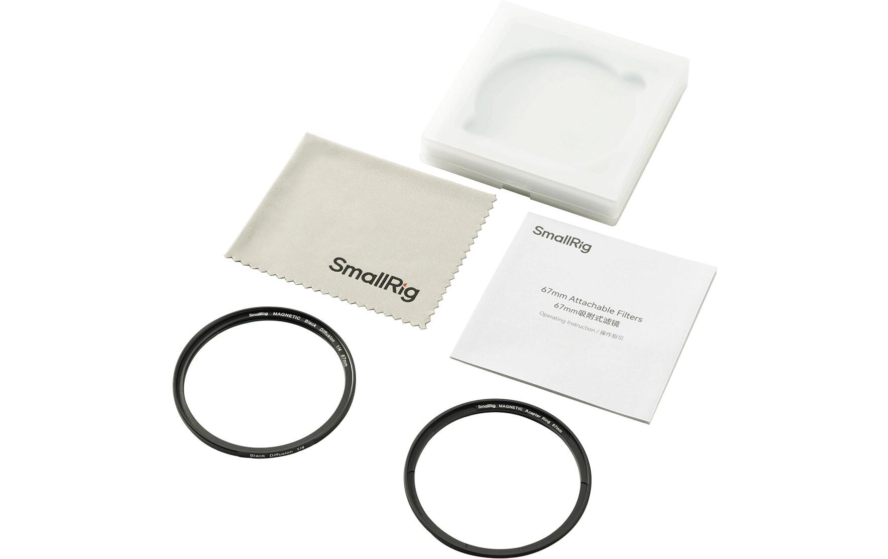 Aufsteckbarer 1/4 Schwarzer Nebelfilter (67mm)Für mobile Filmemacher