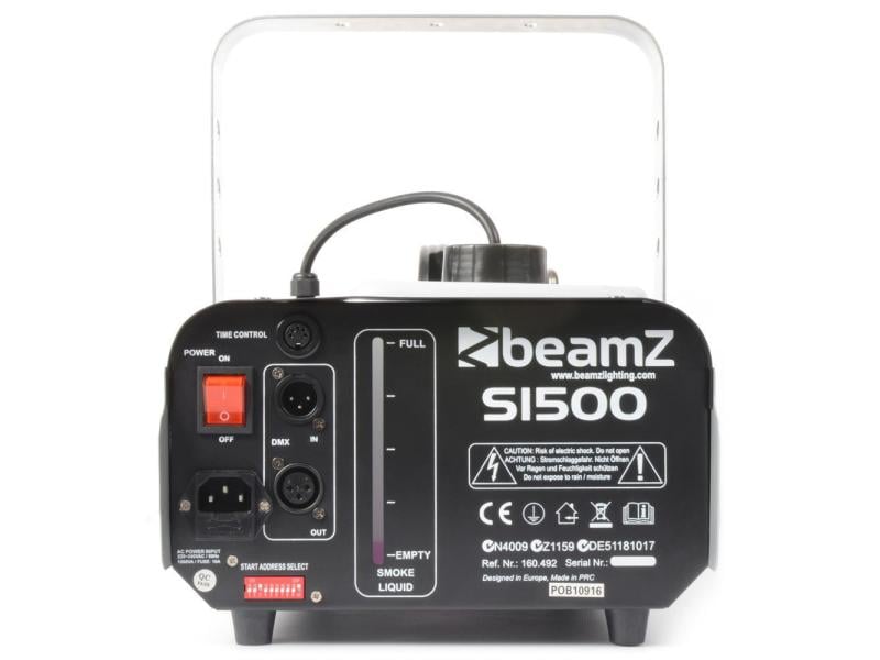 BeamZ Nebelmaschine S1500 Leistungsstarke Nebelmaschine
