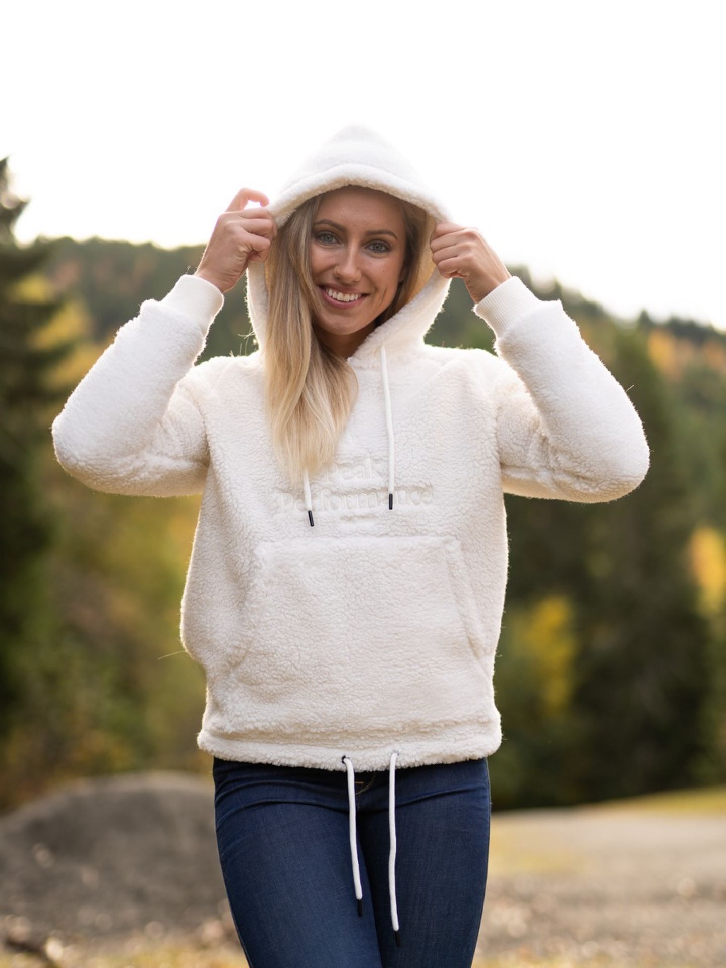 Original Pile Half Zip Hood