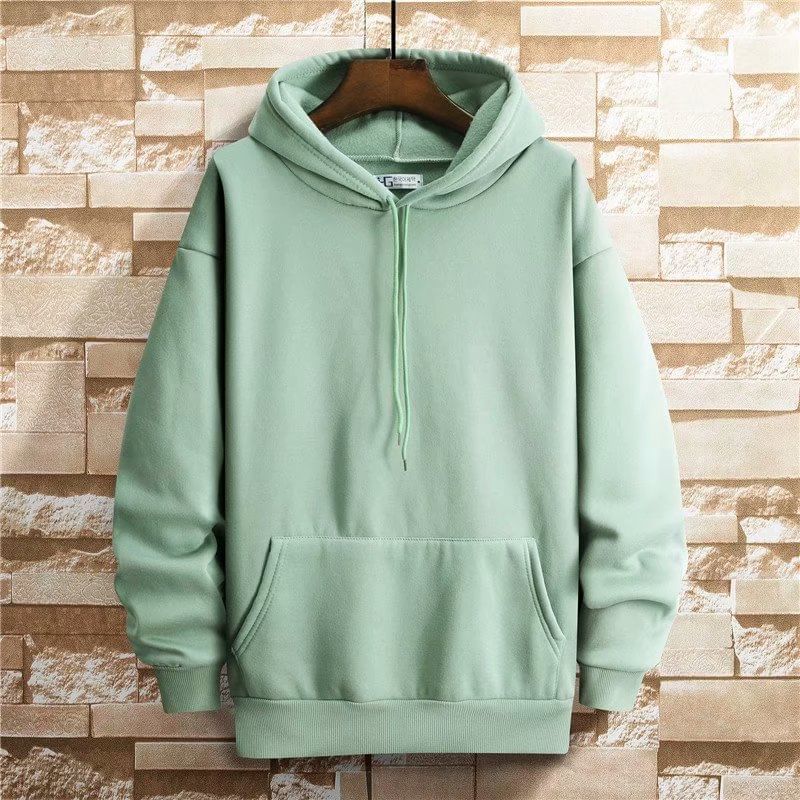 Acrius - Effen hoodie met kangoeroezak