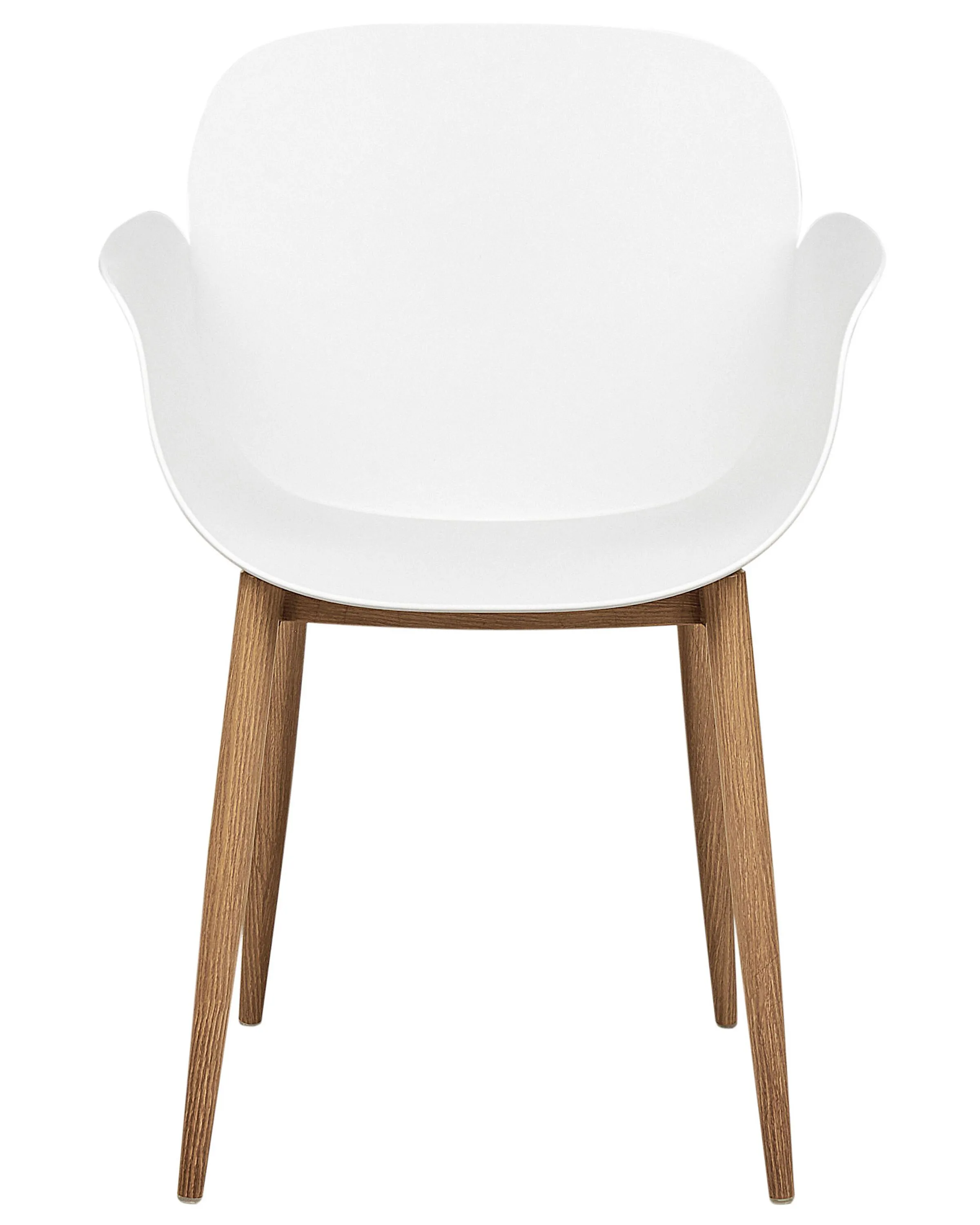 Set van 2 eetkamerstoelen ABILENE Wit