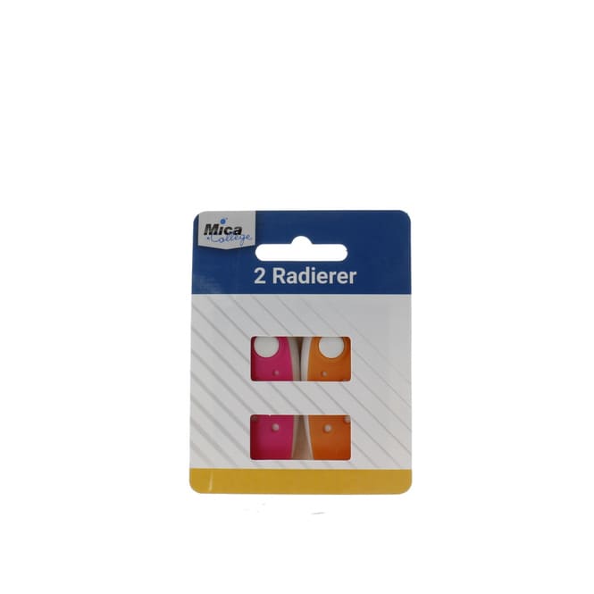 2 Radierer mit Halterung