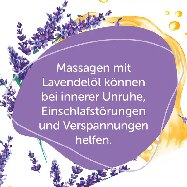 Beruhigendes Körperöl mit Bio-Lavendelöl