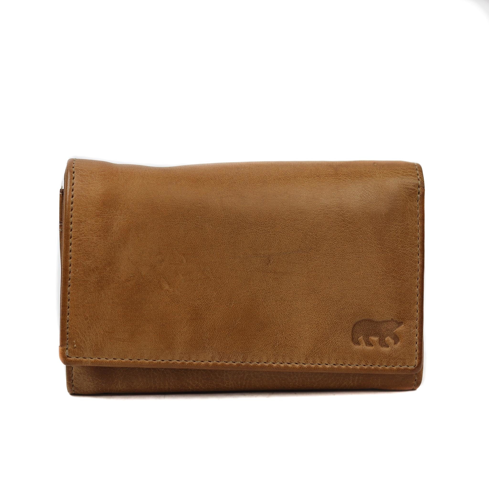 Overslag portemonnee 'Sweety' taupe - CP 5066 Taupe
