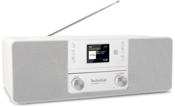 TechniSat DigitRadio 370 CD BT - Audiosystem - 2 x 5 Watt - hvid