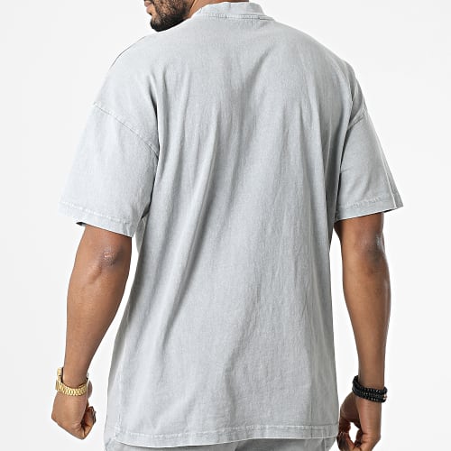 Ensemble Tee Shirt Et Short Jogging LL635 Gris