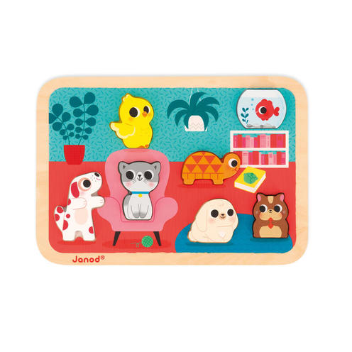 Chunky puzzle les animaux familiers - JANOD