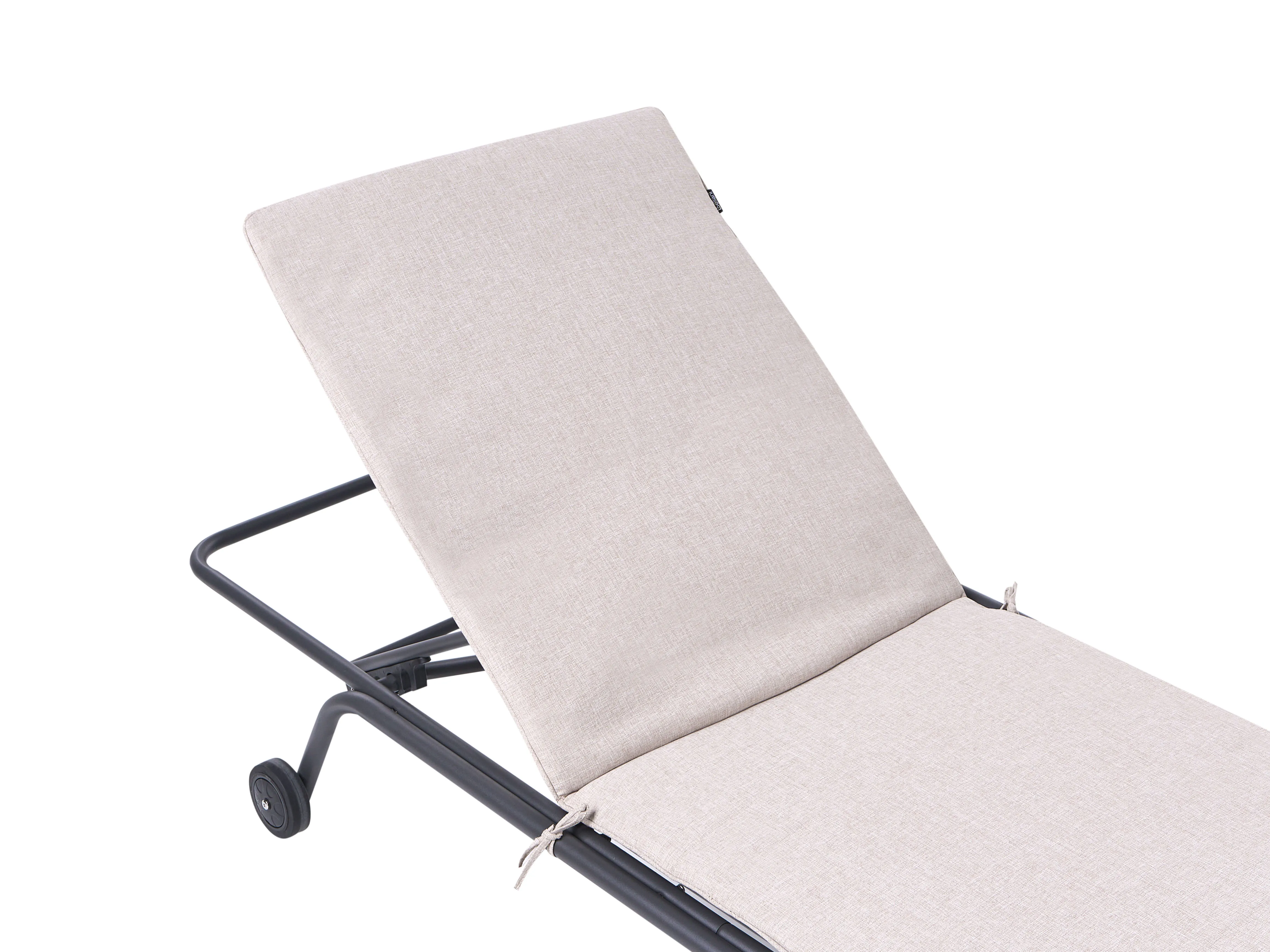 Ligstoel VOLTERRA Metaal Beige