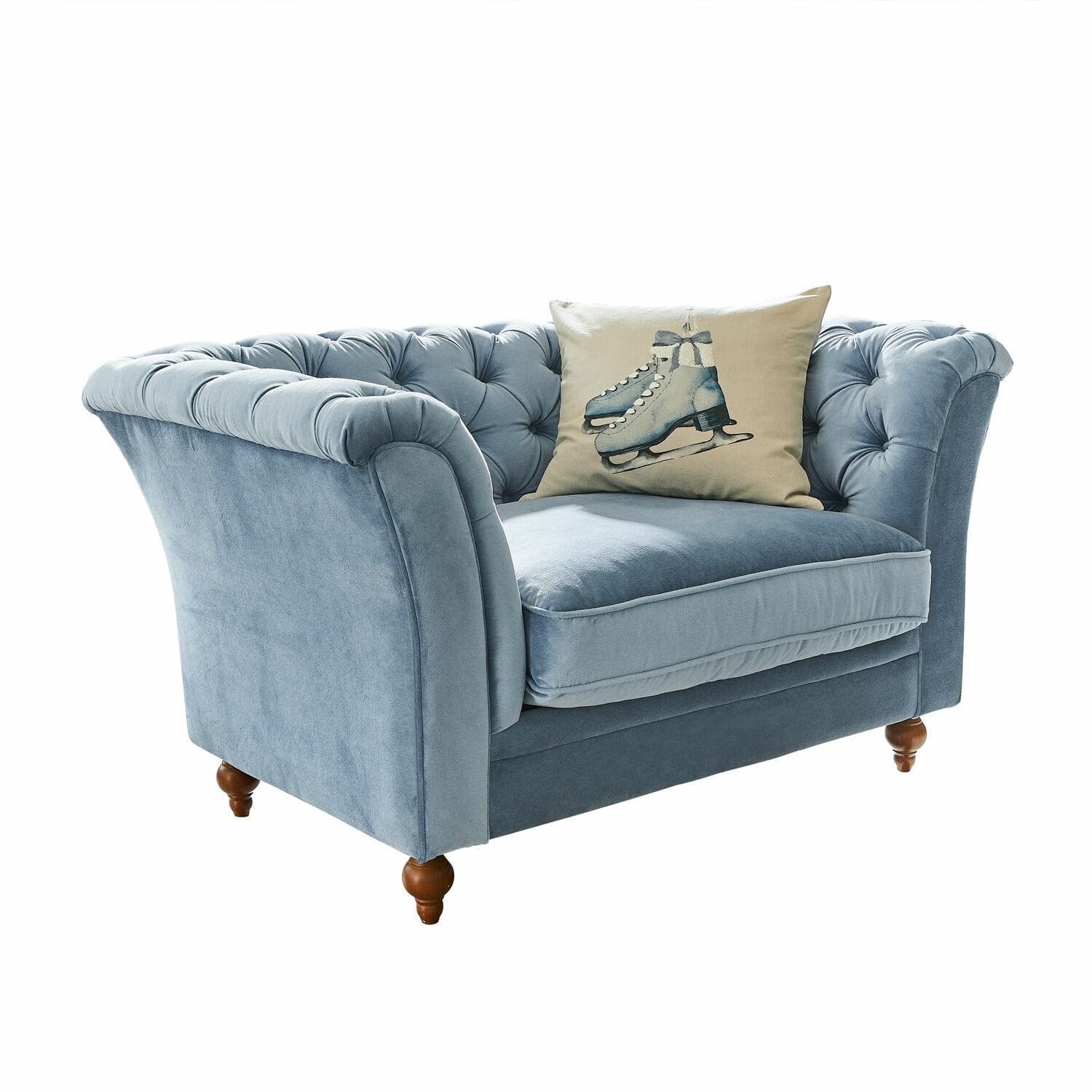 Sofa Clères blau
