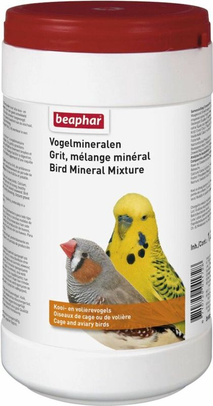 Beaphar - Vogelmineralen - 1,25 kg - Geschikt voor Kooi- en Volierevogels
