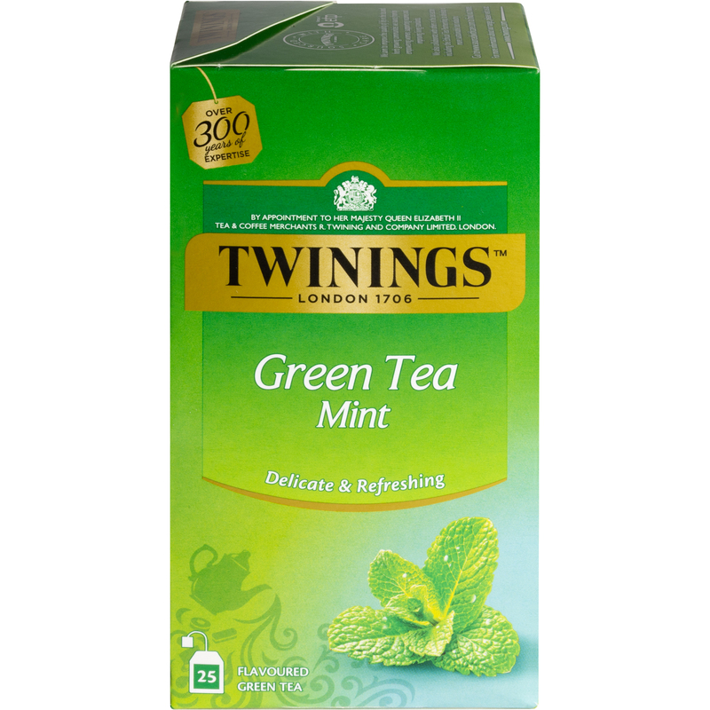 Twinings Tee Green Tea Mint, 25 Stück
