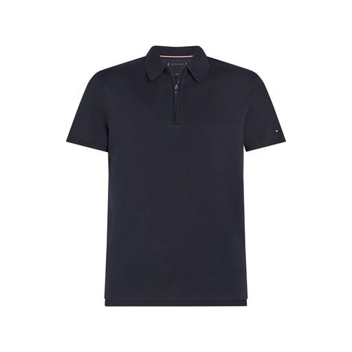 Tommy Hilfiger DC Interlock Zip Slim Polo, Desert Sky, XXL
