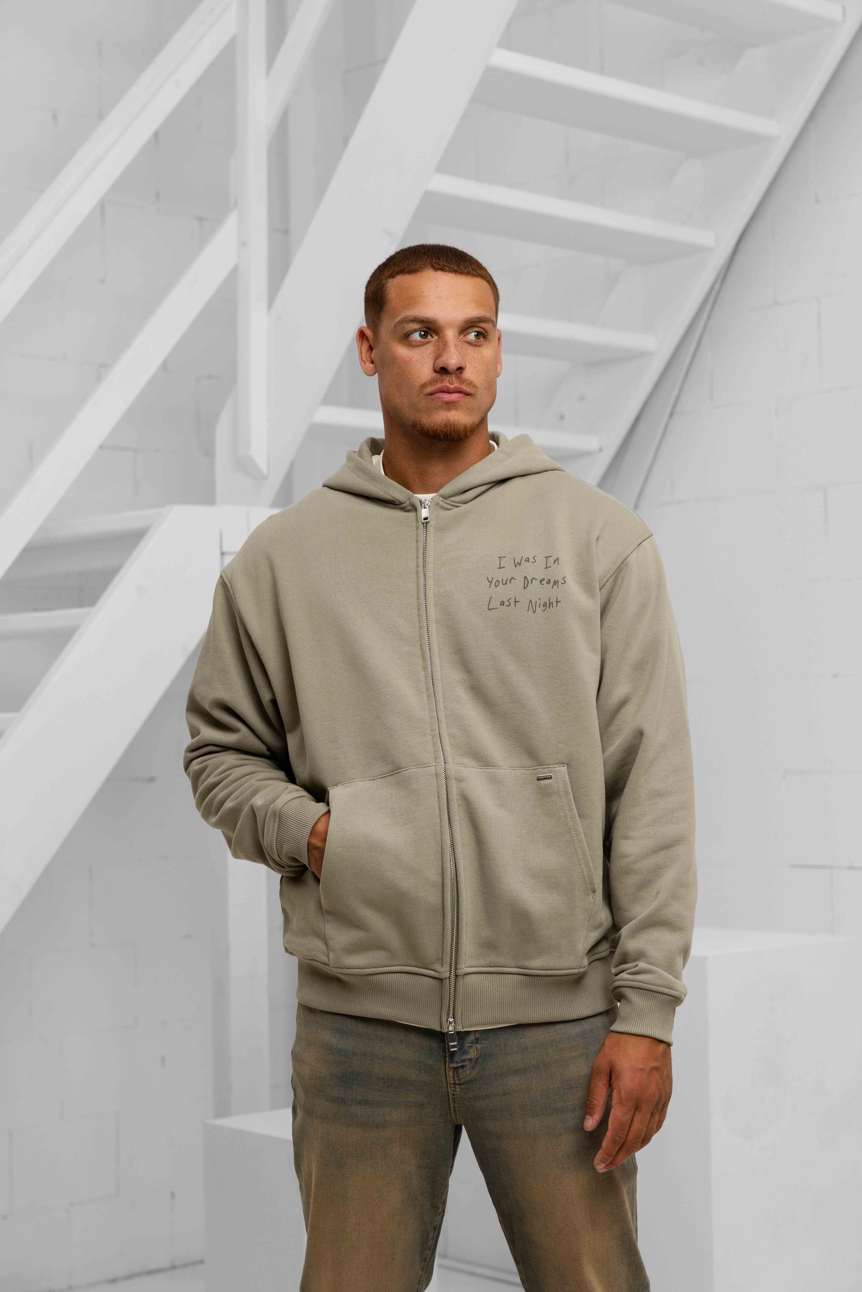 Croyez In Your Dreams Zip Hoodie Heren Groen