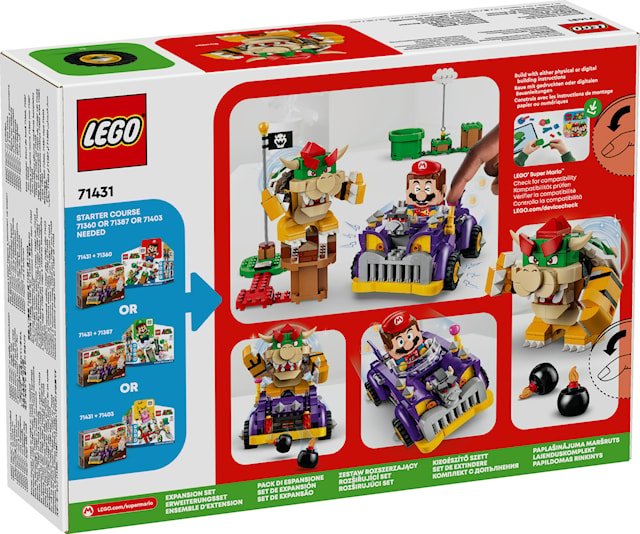Ekstrabanesettet Bowsers muskelbil LEGO® Super Mario (71431)