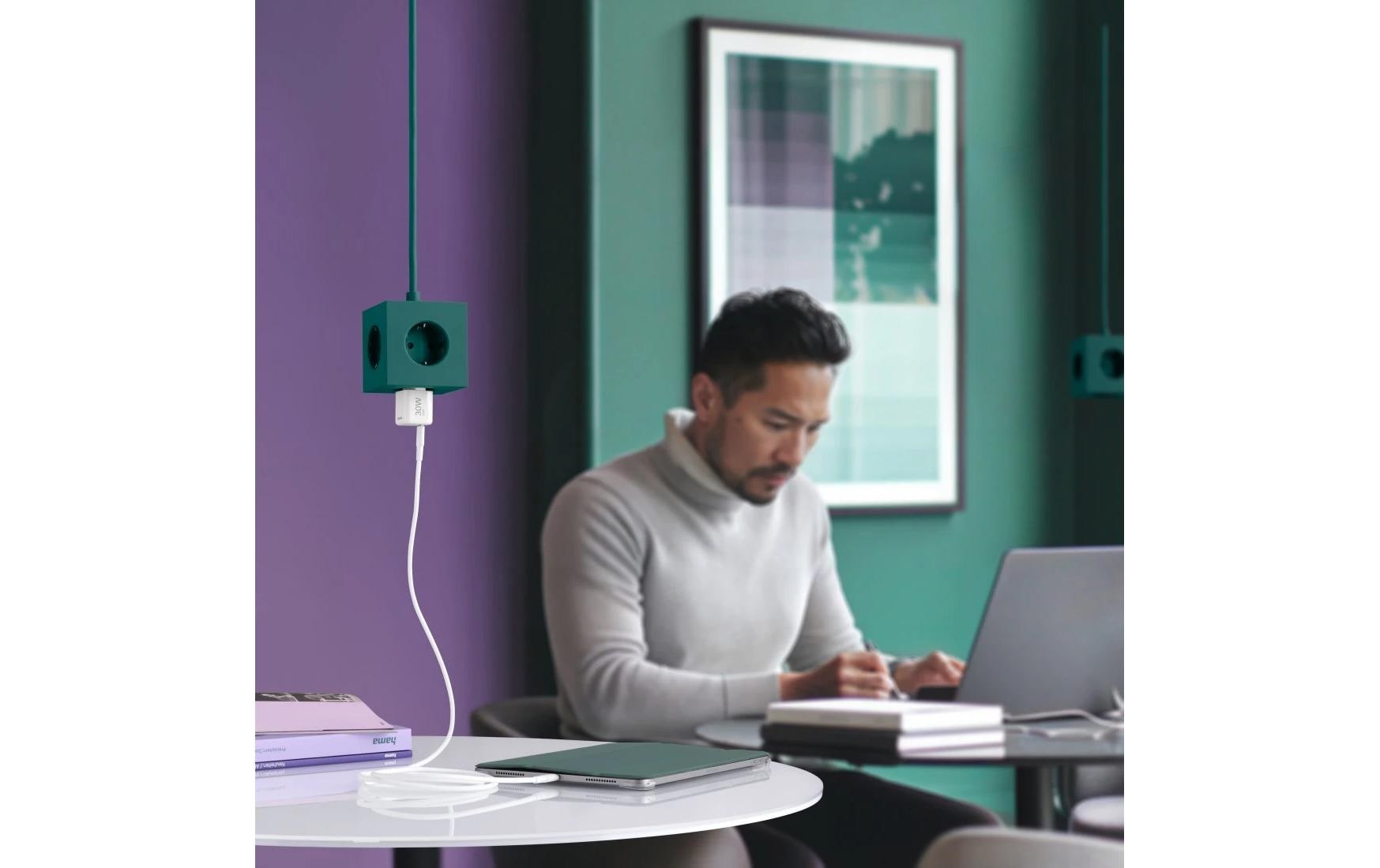 USB-Wandladegerät Gan charger USB-C 30 W WeissSuper-Mini-GaN-Ladegerät USB-C