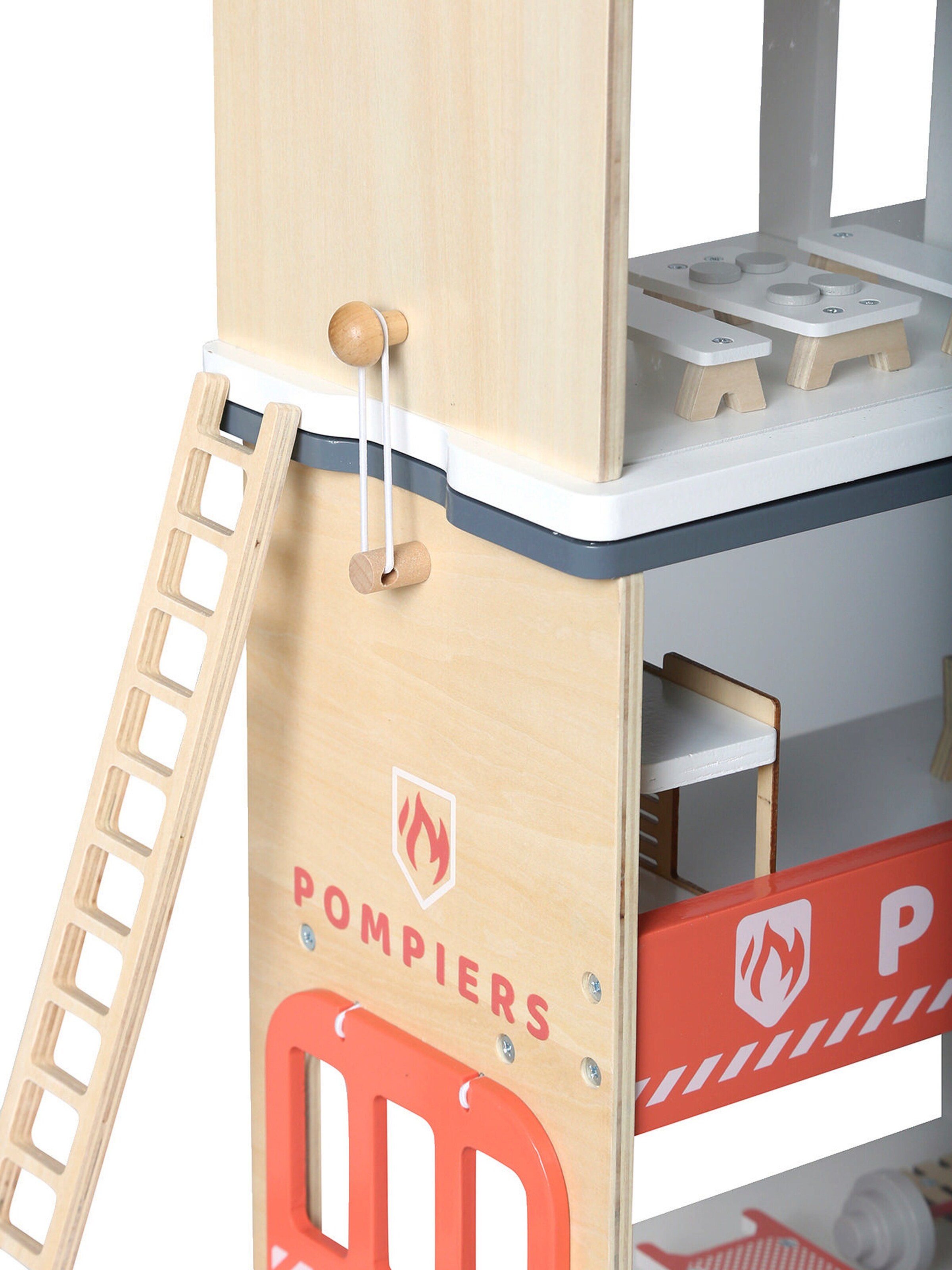 Vertbaudet Einsatzzentrale für Polizei und Feuerwehr, Holz FSC® weiß