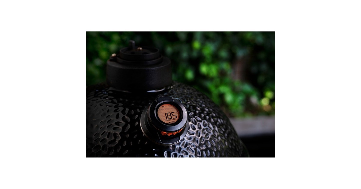 HerQsDome BBQ Thermometer  (Zwart/oranje, herQs003 | temperatuurbereik tot 300 °C)