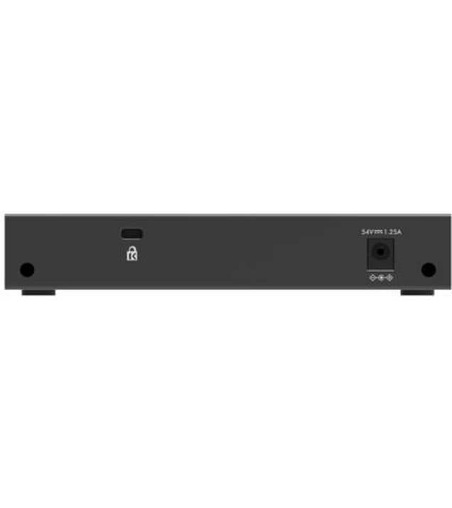 Netgear PoE Switch GS305Pv3 5 Port, PoE Budget: 63 W Kompakter, lüfterloser 5-Port Gigabit PoE  Switch für kleine Büros, IP-Kameras und VoIP-Telefone