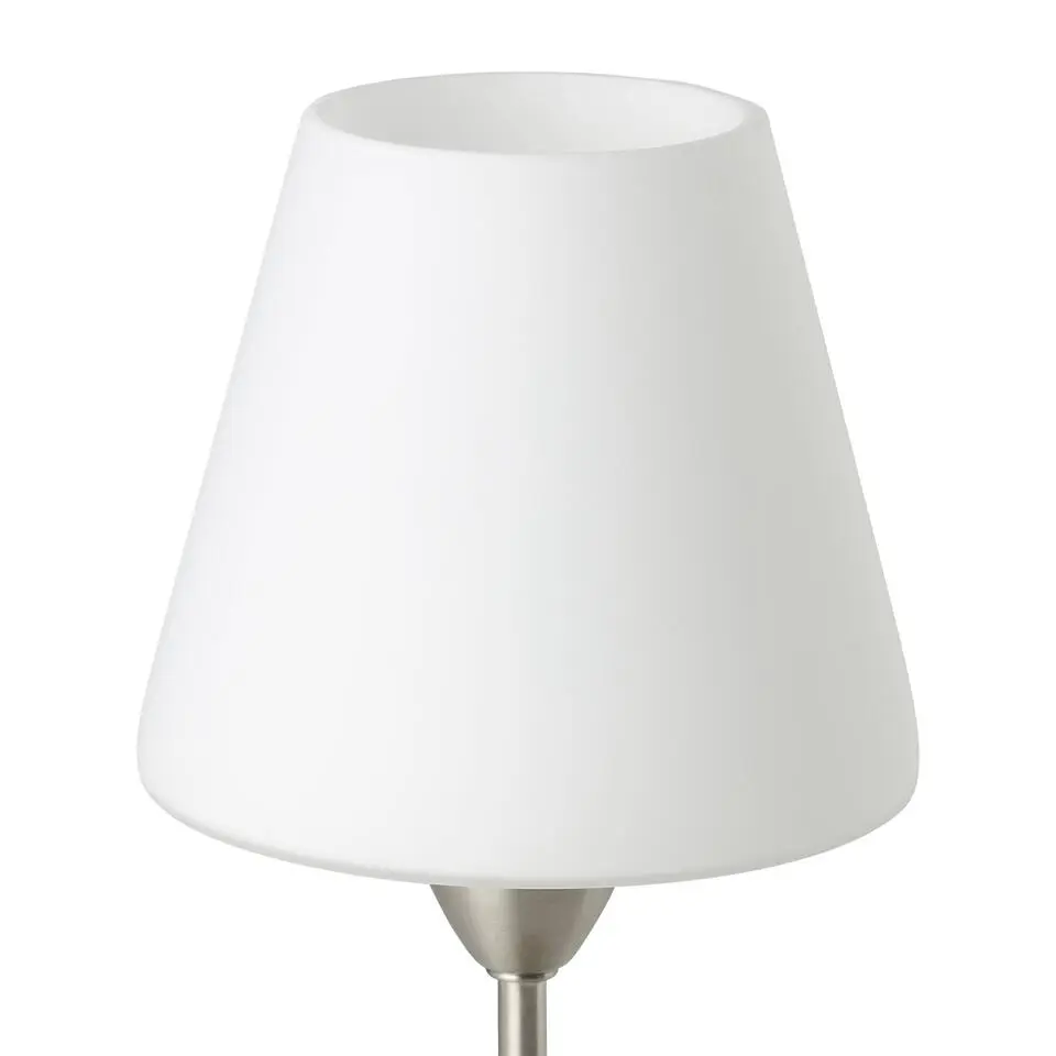 EGLO Damasco 1 Tafellamp - E14 - Glas - Wit:Grijs
