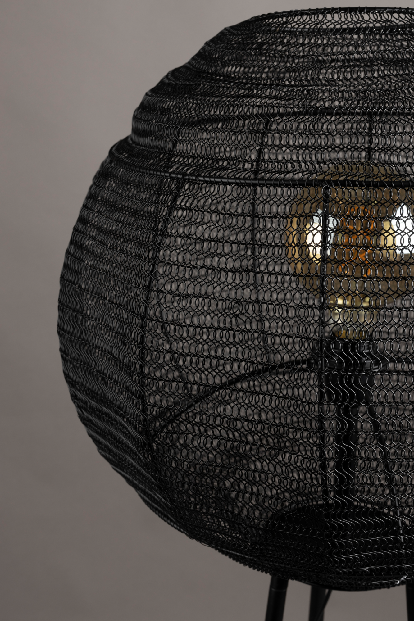 Dutchbone vloerlamp Meezan Dutchbone Meezan Vloerlamp - Zwart