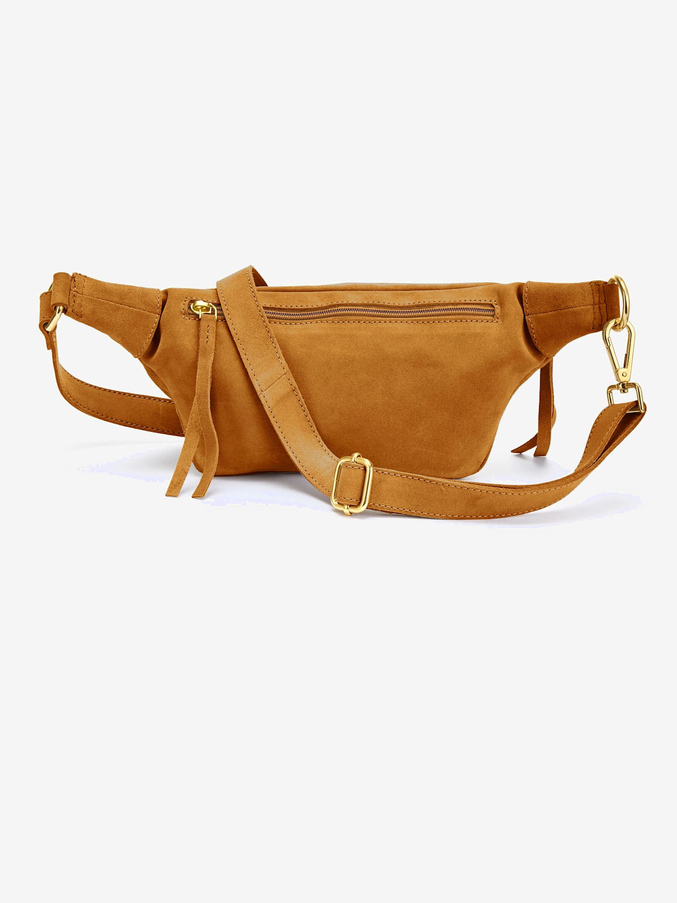 Sac banane sac à bandoulière doux en cuir de qualité