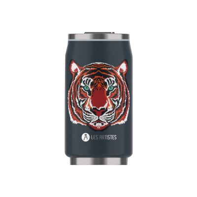 Les Artistes Paris - Canette isotherme - tigre - 280 ml - acier inoxydable