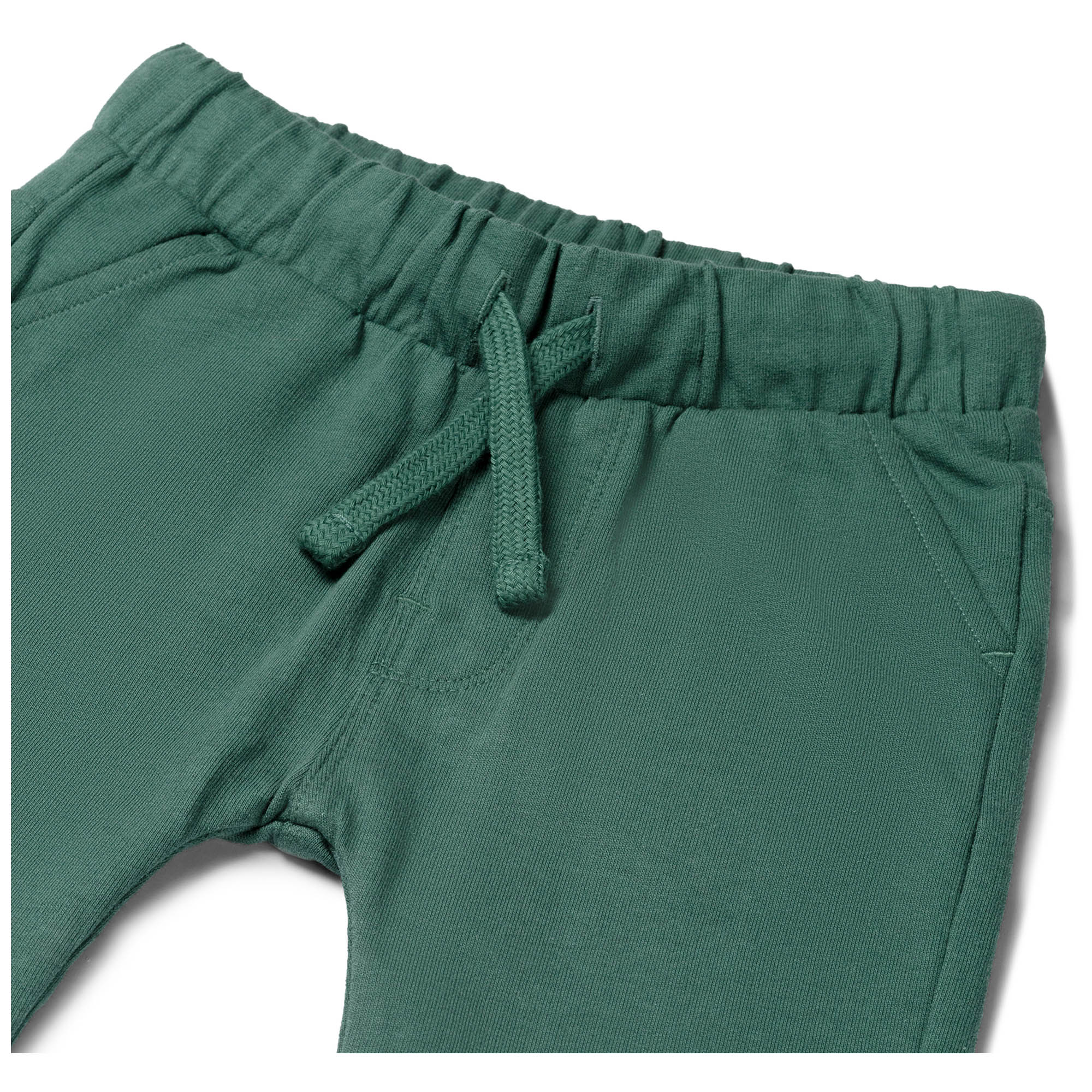 Prénatal peuter broek  effen groen