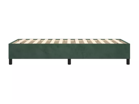 Sommier à lattes de lit Vert foncé 100x200 cm Velours