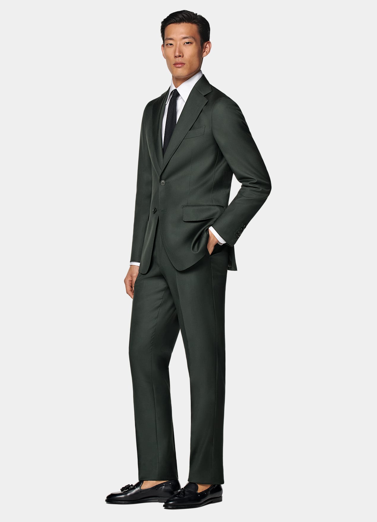 Costume sur mesure Custom Made vert foncé