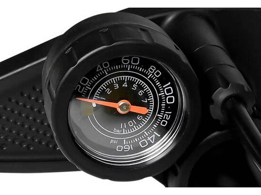 Benson fietspomp met manometer
