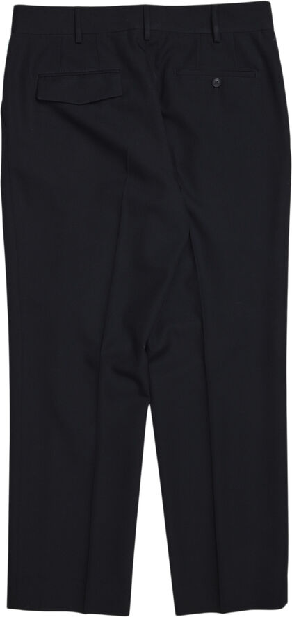 Annarr ANRJARL BLACK WOOL TROUSER Sort