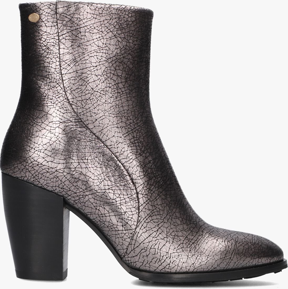 FRED DE LA BRETONIERE zilveren fred de la bretoniere enkellaarsjes alicia ankle boot