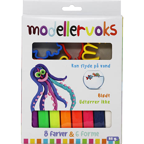 Nara modellervoks 8 stk