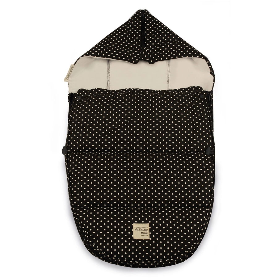 Walking Mum Winterfußsack Gruppe 0 Emily schwarz