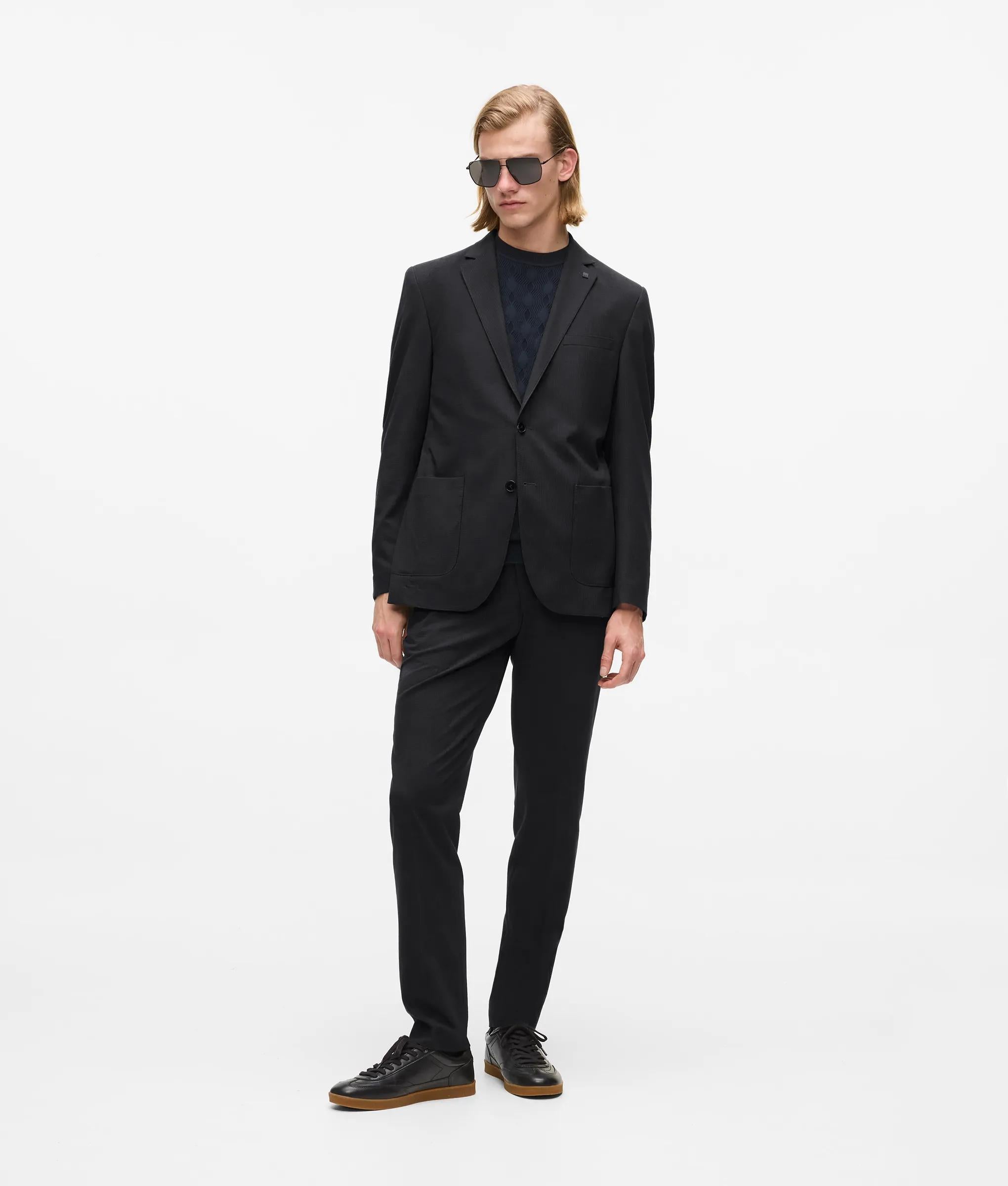 Blazer met patch-zakken