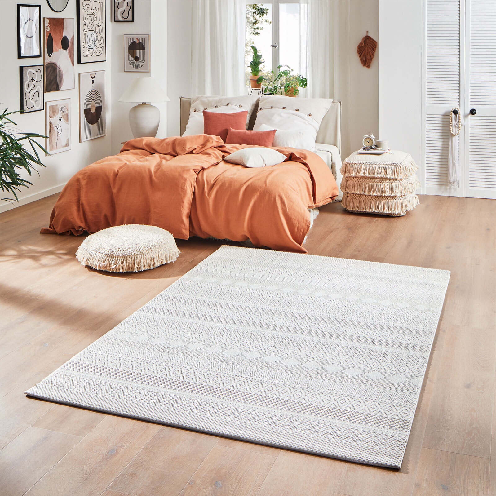 Webteppiche SASA 200 x 290 cm creme