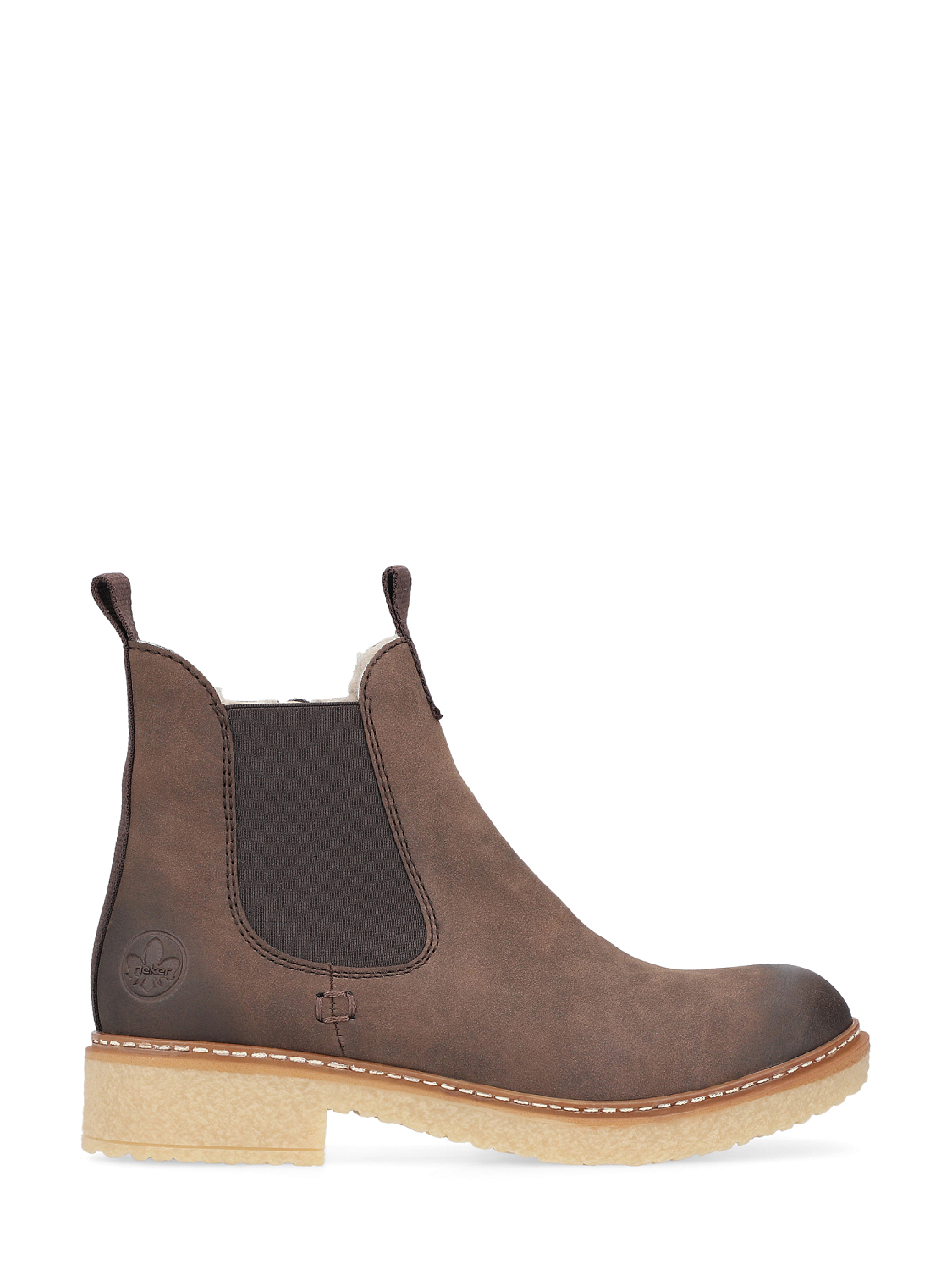 Rieker Brown low chelsea varmfôret