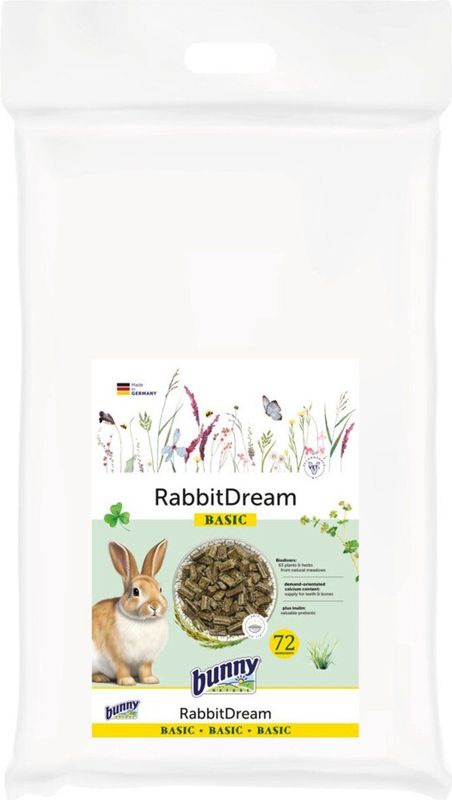 Bunny Nature - Konijndroom Basic - Voer - 25 kg