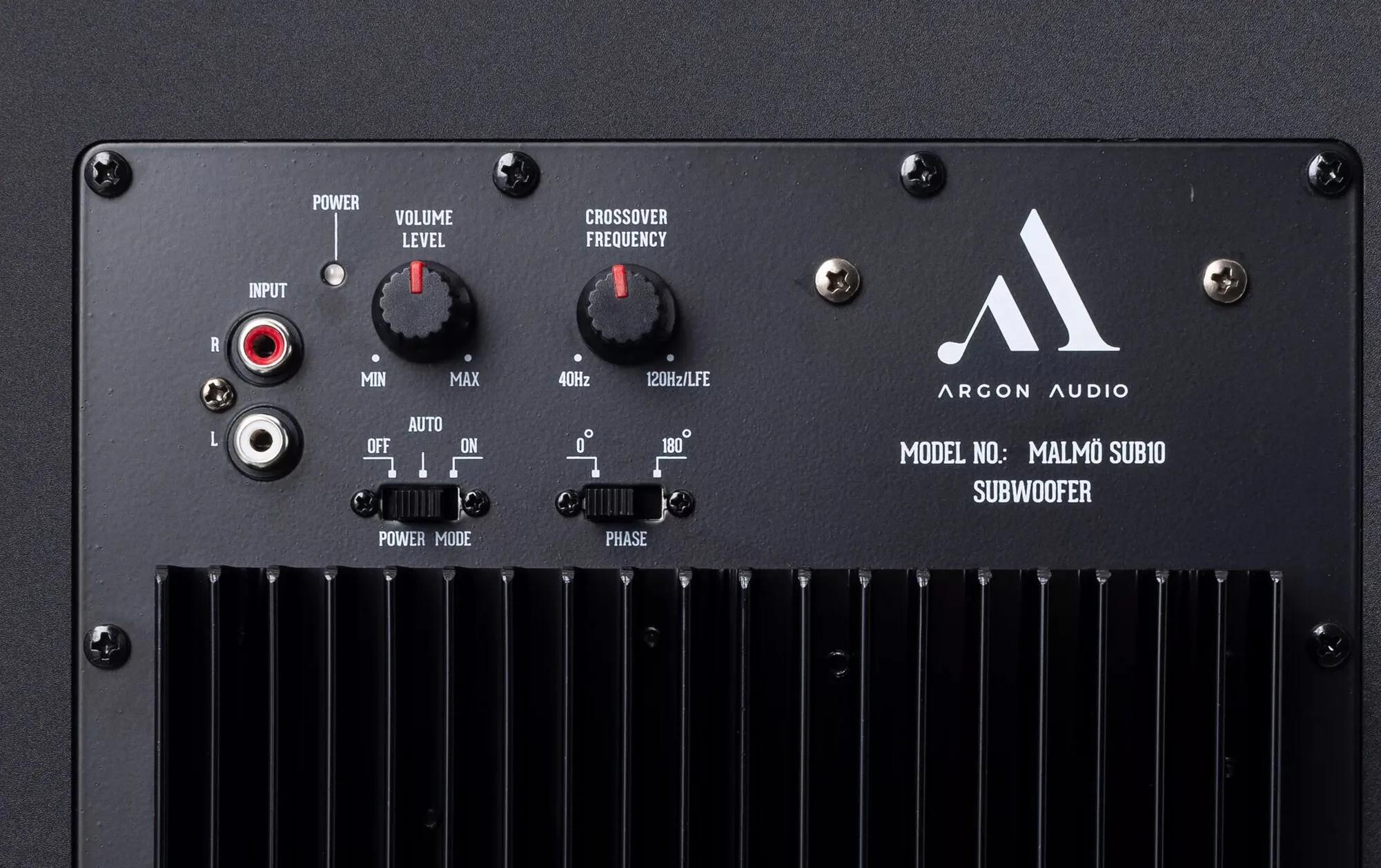 Argon Audio Malmö Sub 10 Noir Caissons de basses
