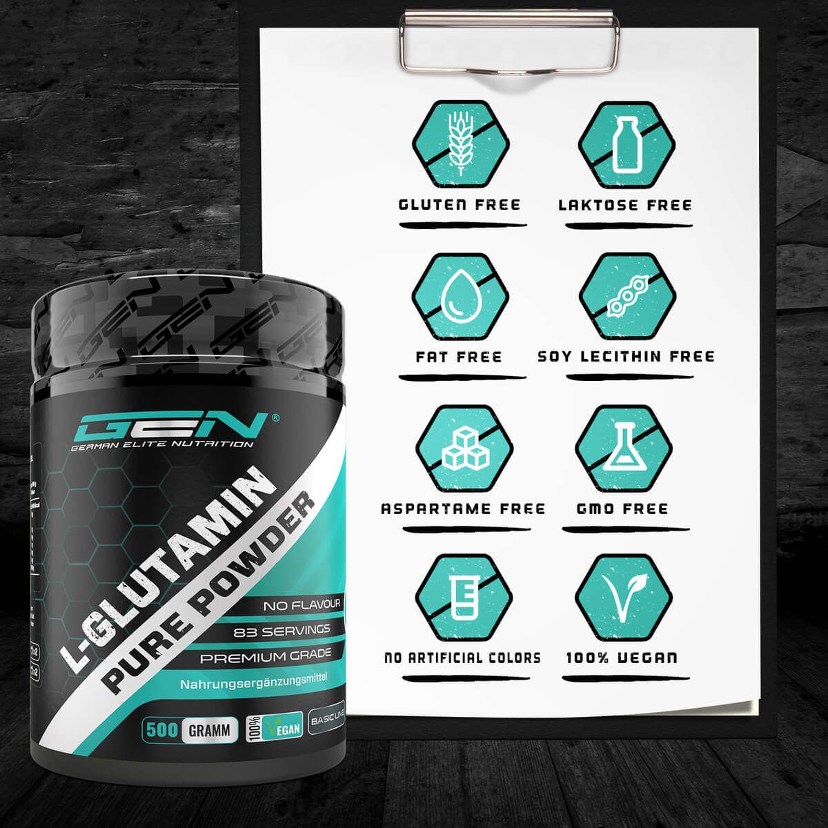 GEN L-Glutamin Pulver