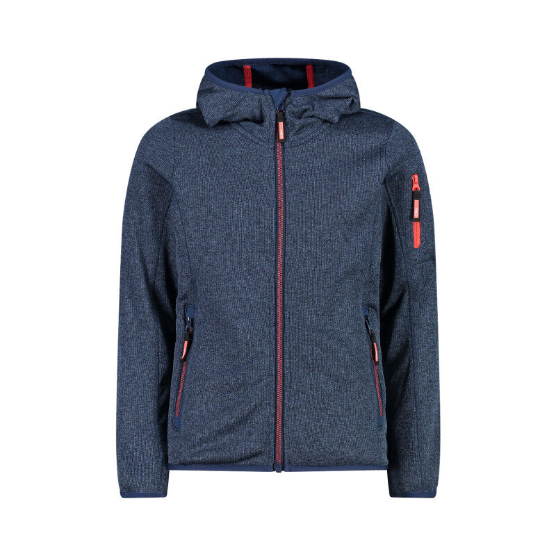 Girl's hooded sweatshirt in Knit-Tech fleece - Polaire enfant