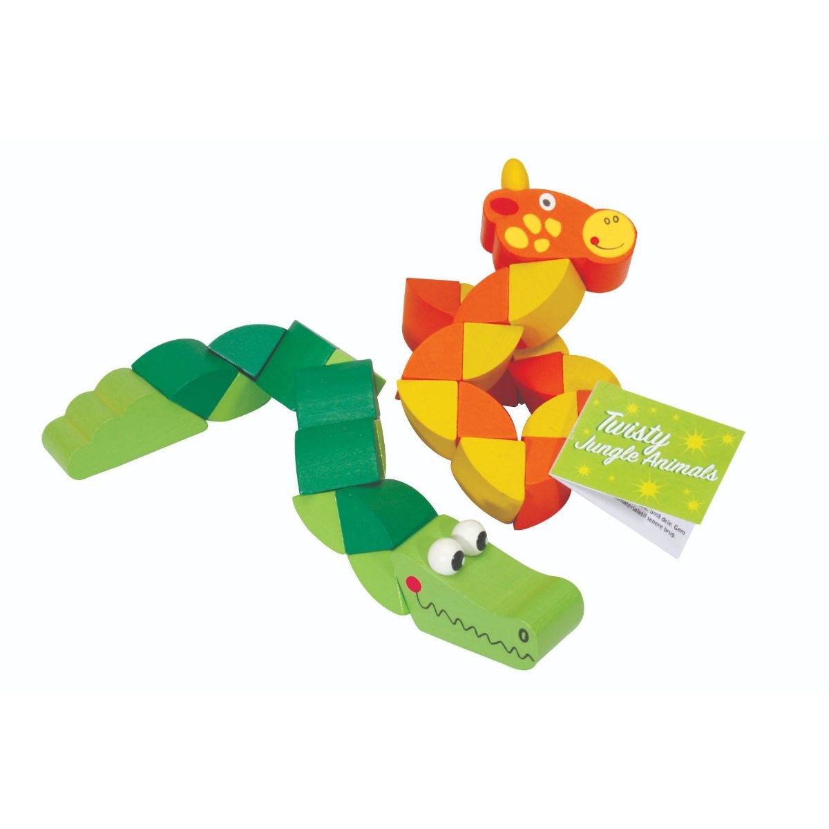 Wood Twisty Jungle Animals