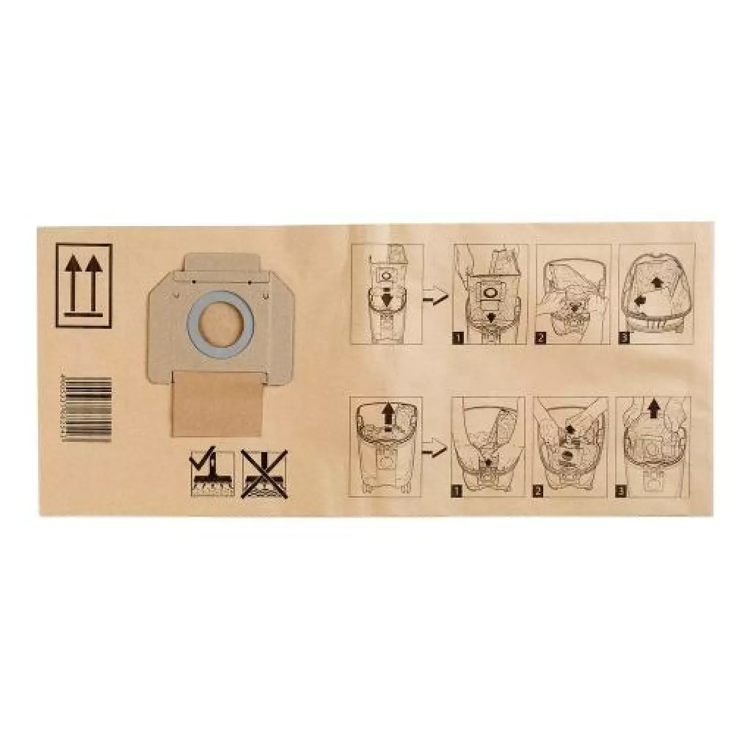 Makita P-70194 Papieren stofzakken voor 446LX - 14L (5st)