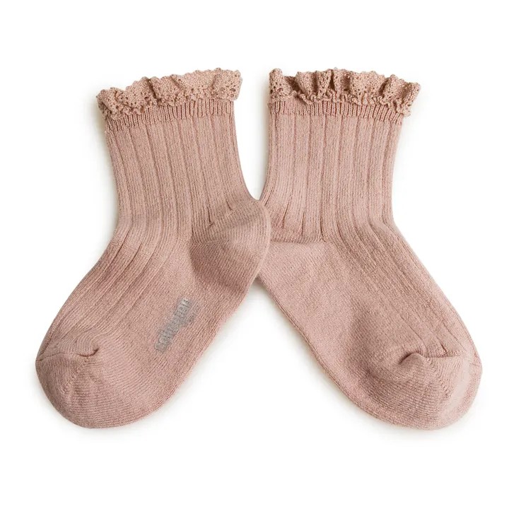 Collégien Chaussettes Lili | Vieux Rose