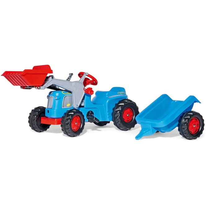 Trettraktor mit Anhänger und Frontlader - rollyKiddy