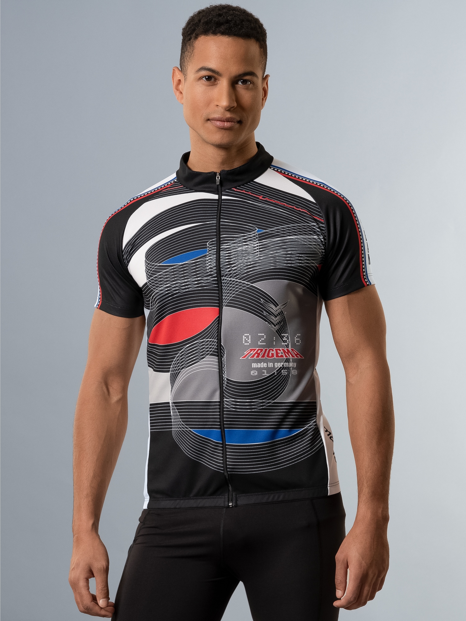 Fahrradjacke aus atmungsaktivem Material Schwarz