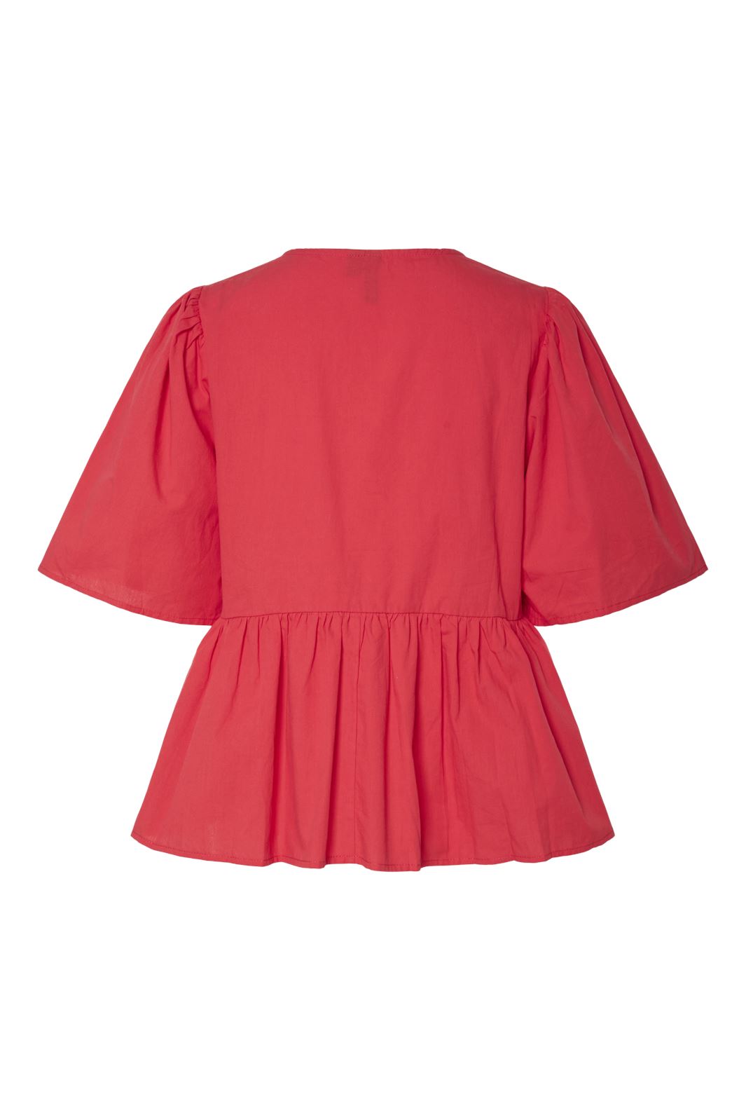 Pieces Pcmaya Ss O-Neck Bow Top 4738958 high risk red