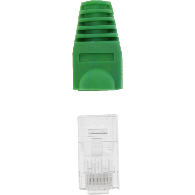 UTP 6 connectors en kappen 8P RJ45/6