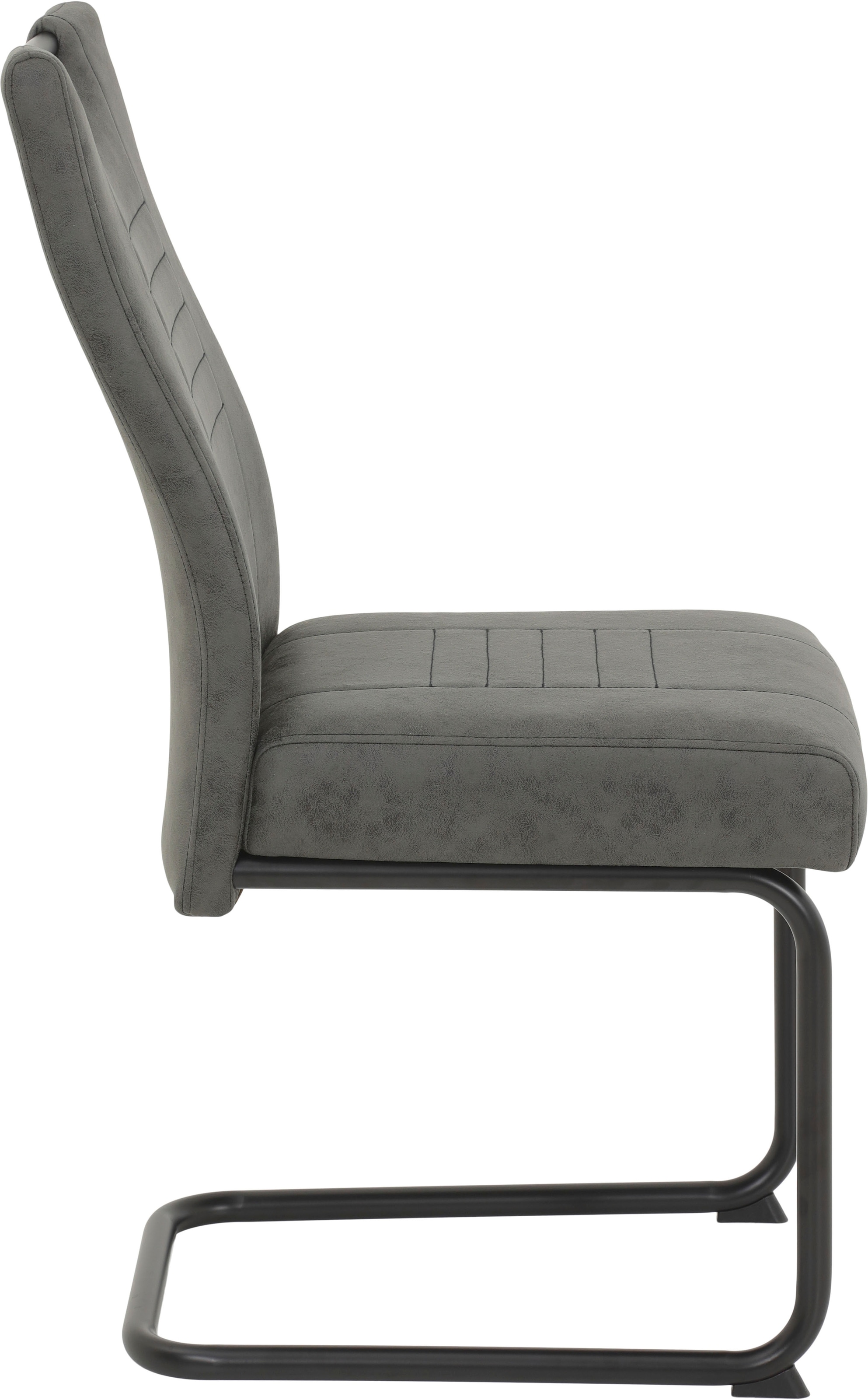 HELA Essgruppe »WESER« 7 Stk. tlg. Säulentisch 140-180x90 cm, Stuhl mit Federkorb, 140 kg belastbar